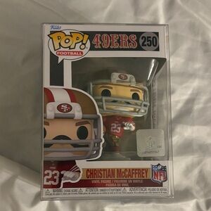 Funko Pop! Christian McCaffrey in 49ers Red and Gold